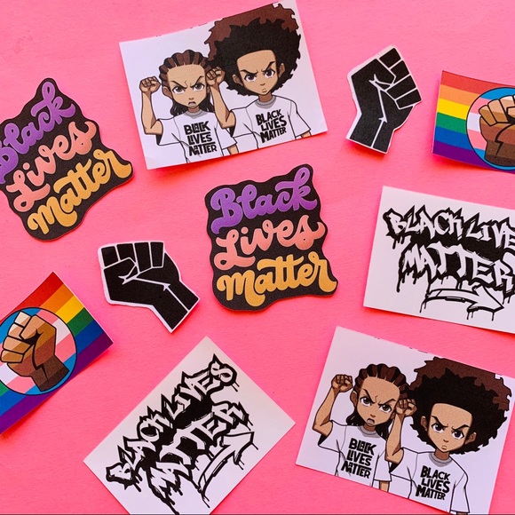 Accessories - ✨10pcs BLACK LIVES MATTER STICKER PACK✨